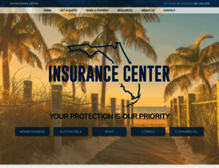 theinsurancecenter.biz screenshot