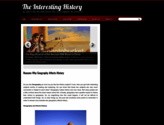 theinterestinghistory.blogspot.com screenshot
