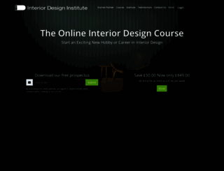 theinteriordesigninstitute.co.uk screenshot