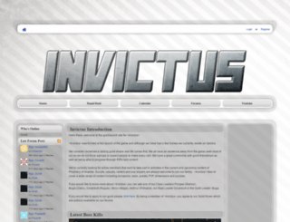 theinvictus.guildlaunch.com screenshot