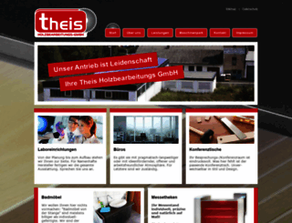 theis-holzbearbeitung.de screenshot