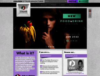 theitalianshowroom.com screenshot