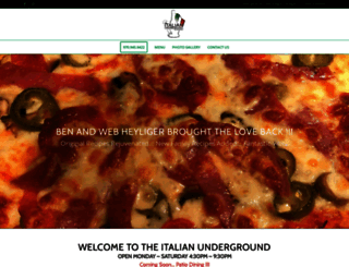 theitalianunderground.com screenshot