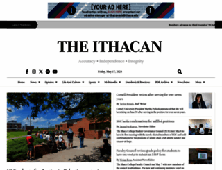 theithacan.org screenshot