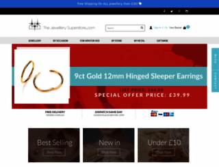 thejewellerysuperstore.com screenshot