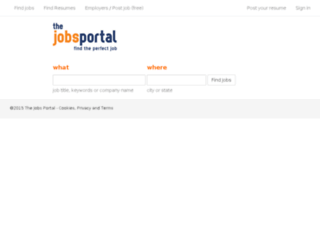 thejobsportal.org screenshot