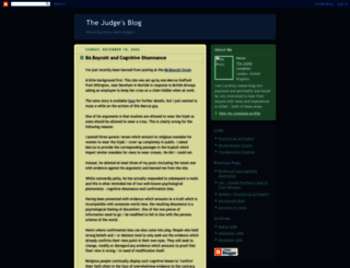 thejudgeblog.blogspot.com screenshot