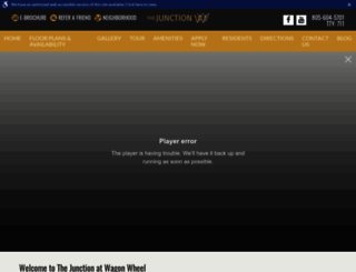 thejunctionatwagonwheel.com screenshot