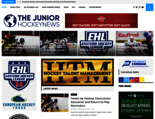 thejuniorhockeynews.com screenshot