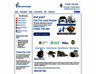 thejunkpeople.co.uk screenshot