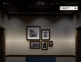 thekahlerhotel.com screenshot