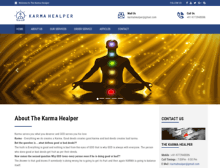 thekarmahealper.com screenshot