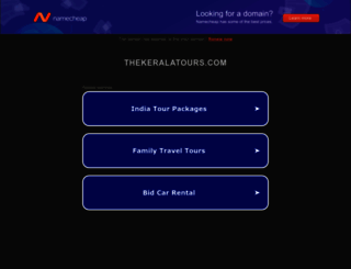 thekeralatours.com screenshot