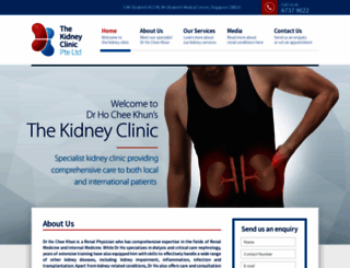 thekidneyclinic.sg screenshot