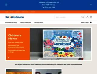 thekidsmenu.co.uk screenshot