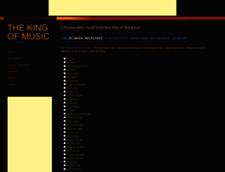 thekingofmusic.com screenshot