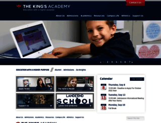 thekingsacademy.org screenshot