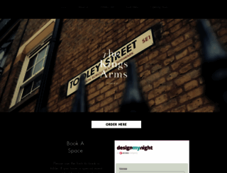 thekingsarmstooley.com screenshot