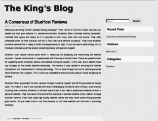 thekingsblog.com screenshot