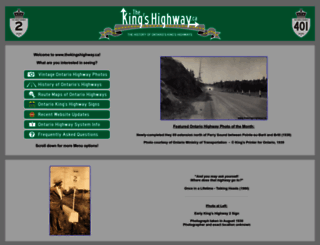 thekingshighway.ca screenshot