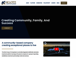 theklotzcompanies.com screenshot