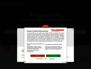 thelabelfinder.nl screenshot