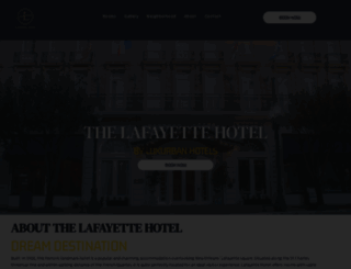 thelafayettehotel.com screenshot
