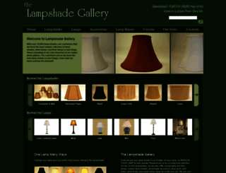 thelampshadegallery.com screenshot