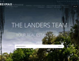 thelandersteam.com screenshot