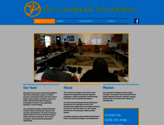 thelandmarkfoundation.org screenshot