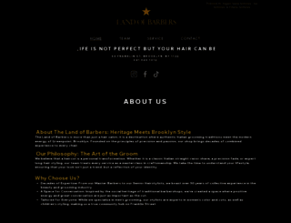 thelandofbarbers.com screenshot