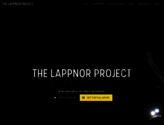 thelappnorproject.com screenshot