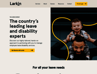 thelarkincompany.com screenshot