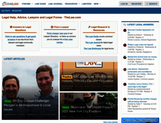 thelaw.com screenshot