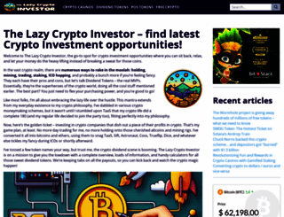 thelazycryptoinvestor.com screenshot