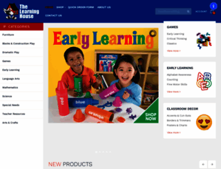 thelearninghousecatalog.com screenshot