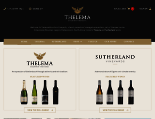 thelema.co.za screenshot
