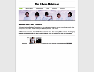 theliberadatabase.weebly.com screenshot