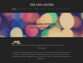 thelifecenterinaiken.com screenshot