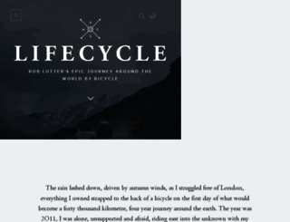 thelifecycle.roblutter.com screenshot