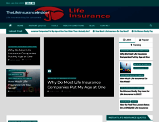 thelifeinsuranceinsider.com screenshot