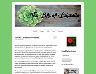 thelifeoflulubelle.com screenshot