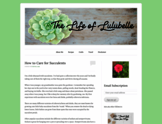 thelifeoflulubelle.wordpress.com screenshot