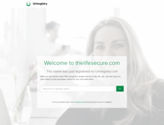 thelifesecure.com screenshot