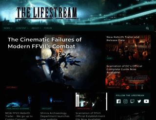thelifestream.net screenshot