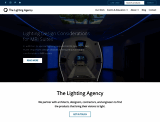 thelightingagency.com screenshot