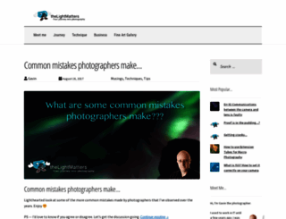thelightmatters.com screenshot