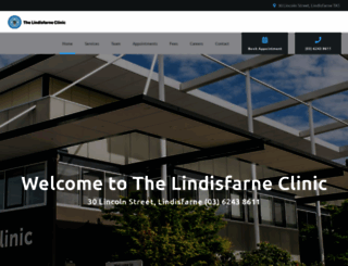 thelindisfarneclinic.com.au screenshot