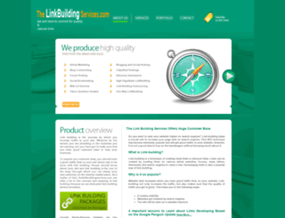 thelinkbuildingservices.com screenshot