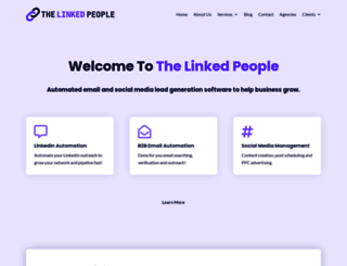thelinkedpeople.com screenshot